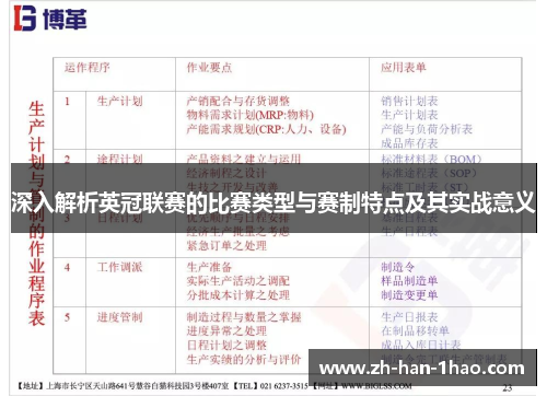 深入解析英冠联赛的比赛类型与赛制特点及其实战意义 深入解析英冠联赛的比赛类型与赛制特点及其实战意义